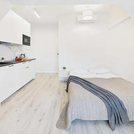 Lägenhet Bright With Air Conditioning Near The Copernicus Science Center In By Renters Warszawa